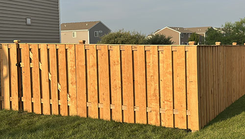 wood fence
